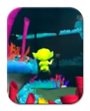 Traveling Down a Ladder in Creatures Online