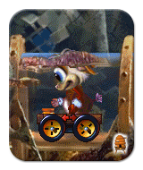 A Norn and a Cart Ride in Creatures 1