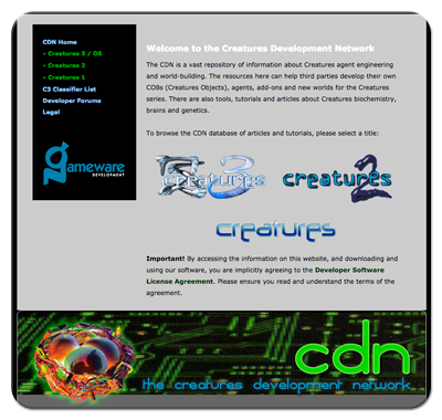 Linking Up the Creatures Development Network