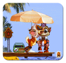 Summertime Love Under an Albian Umbrella